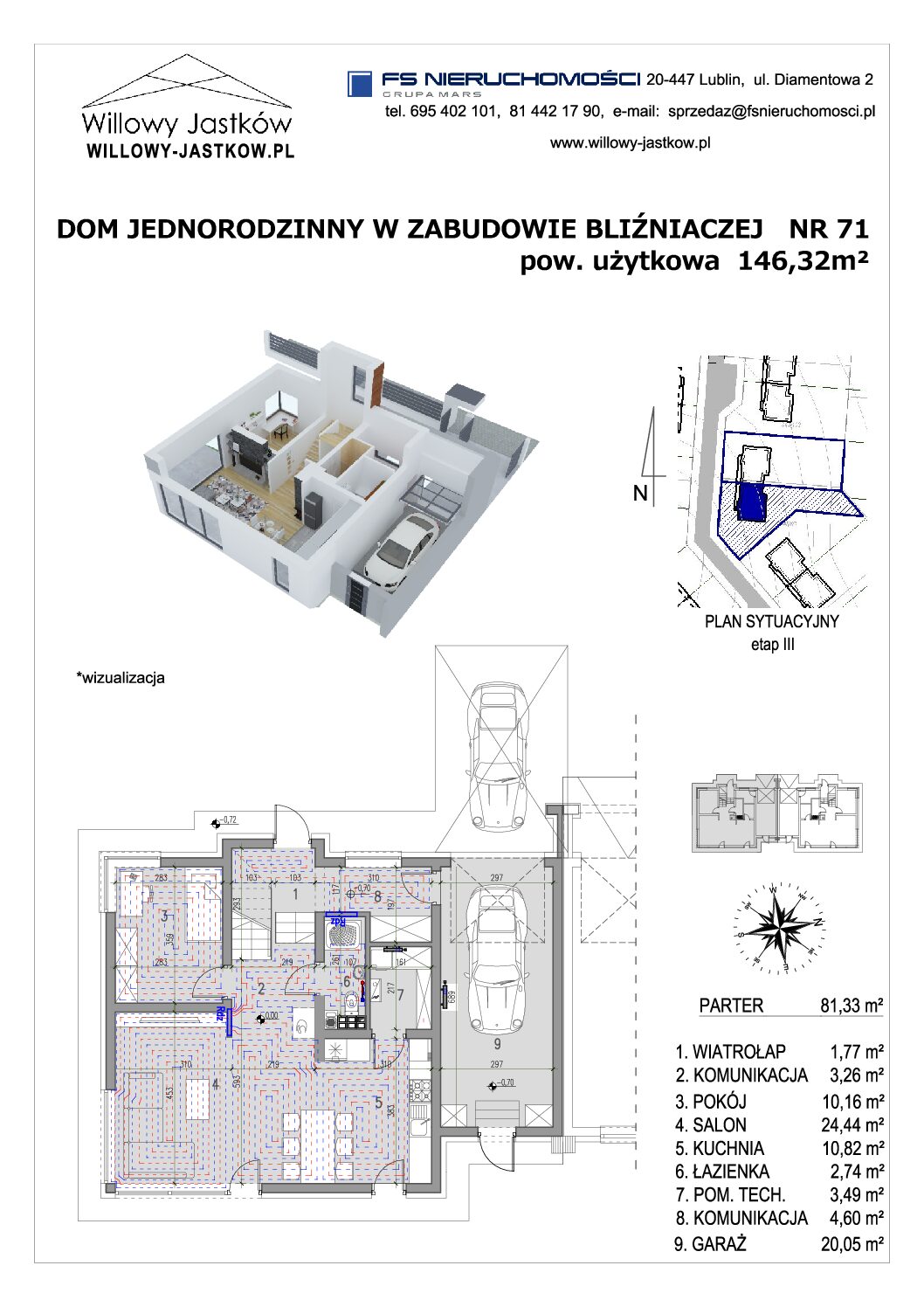 Rzut Dom nr 71